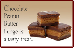 Chocolate Peanut Butter Fudge is a tasty treat.